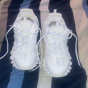 Balenciaga White Track Sneakers